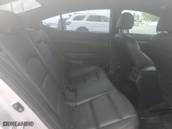 2018 Hyundai Elantra Sport with VIN KMHD04LB8JU467257, listed as a Copart auction lot 51586315 with 105,819 mi miles and Clean Title. Bid and sale history available at carsss.com. Image 10.
