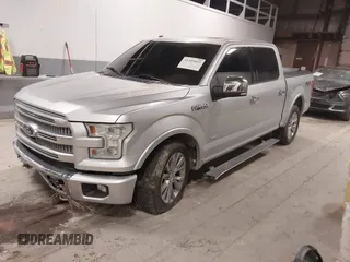 2017 Ford F-150 XL with VIN 1FTEW1EG4HFC45490, listed as a IAAI auction lot 41505033 with 122,991 mi miles. Bid and sale history available at carsss.com. Image 2.