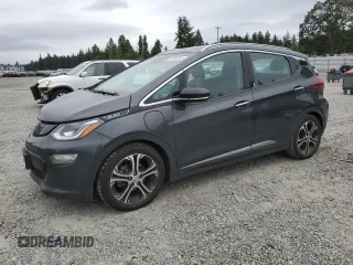 2017 Chevrolet Bolt EV Premier with VIN 1G1FX6S01H4171729, listed as a Copart auction lot 64056645 with 152,438 mi miles and Salvage title. Bid and sale history available at DreamBid. Image 1.