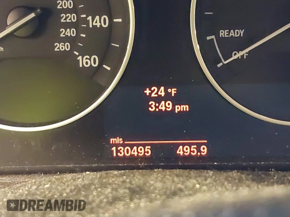 2013 BMW 3 Series 328i xDrive with VIN WBA3B3G55DNP38473, listed as a IAAI auction lot 41278450 with 130,495 mi miles. Bid and sale history available at carsss.com. Image 15.
