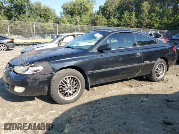 2000 Toyota Solara SE with VIN 2T1CF28P1YC327887, listed as a Copart auction lot 72334924 with 289,977 mi miles and Salvage Title. Bid and sale history available at DreamBid. Image 1.