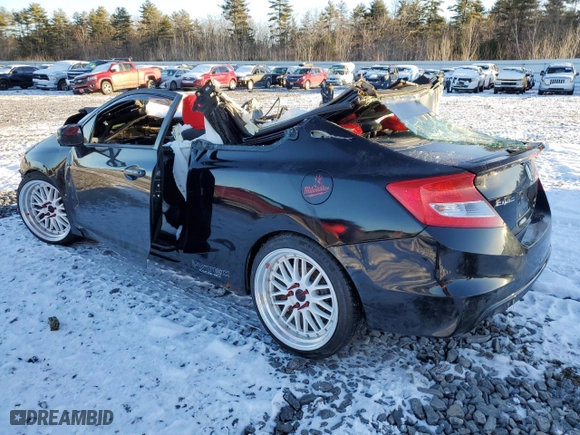 2013 Honda Civic Cpe Si with VIN 2HGFG4A56DH706917, listed as a Copart auction lot 86338854 with 0 mi miles and Salvage Title. Bid and sale history available at carsss.com. Image 2.