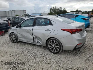 2020 Hyundai Accent Limited with VIN 3KPC34A69LE097998, listed as a Copart auction lot 74094674 with 26,412 mi miles and Salvage Title. Bid and sale history available at carsss.com. Image 2.