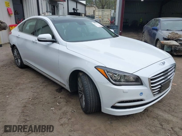 2015 Hyundai Genesis 3.8L z VIN KMHGN4JEXFU037569, wystawiony jako IAAI lot #41957191 z przebiegiem 45 242 mil mil oraz . Historia ofert i sprzedaży dostępna na DreamBid. Obrazek 1.