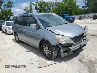 2007 Honda Odyssey EX-L with VIN 5FNRL38687B104840, listed as a Copart auction lot 51759295 with 213,206 mi miles and Salvage Title. Bid and sale history available at carsss.com. Image 4.