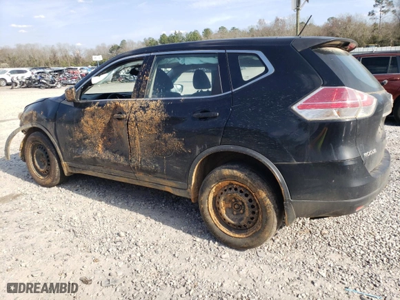 2016 Nissan Rogue SV with VIN KNMAT2MV5GP594325, listed as a Copart auction lot 47031955 with 104,882 mi miles and Salvage Title. Bid and sale history available at carsss.com. Image 2.