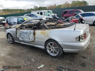 2001 Mercedes-Benz CLK-Class with VIN WDBLK70G11T082347, listed as a Copart auction lot 85513384 with 0 mi miles and Non Repairable. Bid and sale history available at carsss.com. Image 2.