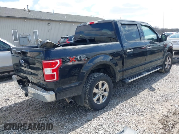 2018 Ford F-150 XL with VIN 1FTEW1E51JFC19191, listed as a IAAI auction lot 41919055 with 87,367 mi miles. Bid and sale history available at carsss.com. Image 4.