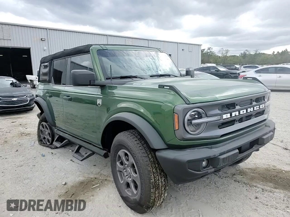 2024 Ford Bronco Big Bend with VIN 1FMDE7BH8RLA93453, listed as a Copart auction lot 49873645 with 1,379 mi miles and Salvage Title. Bid and sale history available at DreamBid. Image 12.