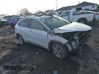 2019 Honda HR-V EX-L with VIN 3CZRU6H7XKM708072, listed as a IAAI auction lot 41807127 with 48,606 mi miles. Bid and sale history available at carsss.com. Image 1.