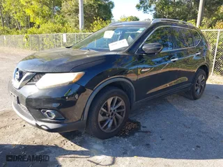 2016 Nissan Rogue SV with VIN KNMAT2MV9GP691799, listed as a IAAI auction lot 40902441 with 103,075 mi miles. Bid and sale history available at carsss.com. Image 2.