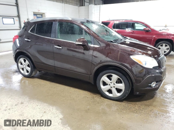 2015 Buick Encore Convenience with VIN KL4CJFSB4FB045932, listed as a Copart auction lot 55582955 with 130,116 mi miles and Clean Title. Bid and sale history available at carsss.com. Image 4.