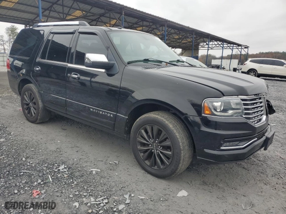 2016 Lincoln Navigator Select with VIN 5LMJJ2HT7GEL04640, listed as a Copart auction lot 84711574 with 132,230 mi miles and Salvage Title. Bid and sale history available at carsss.com. Image 4.