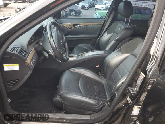 2007 Mercedes-Benz E 63 AMG with VIN WDBUF77X37B062856, listed as a Copart auction lot 41478925 with 110,431 mi miles and Salvage Title. Bid and sale history available at carsss.com. Image 7.