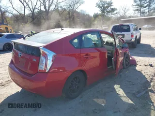 2012 Toyota Prius One with VIN JTDKN3DU3C1551711, listed as a IAAI auction lot 41883802 with 180,000 mi miles. Bid and sale history available at carsss.com. Image 4.