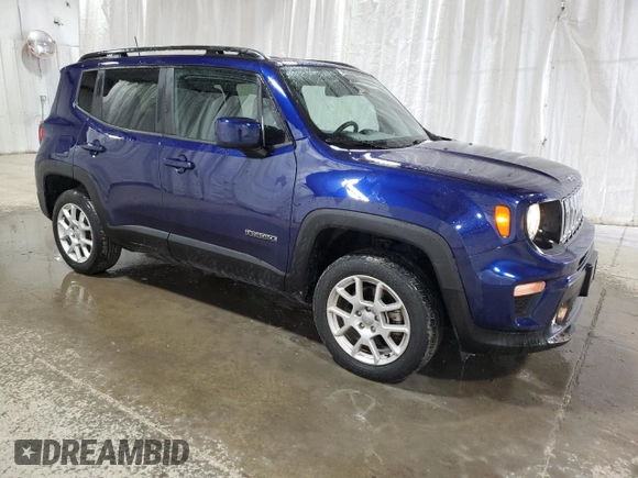 2020 Jeep Renegade Altitude with VIN ZACNJBBB4LPL73485, listed as a Copart auction lot 83314814 with 8,394 mi miles and Clean title. Bid and sale history available at DreamBid. Image 4.