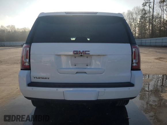 2018 GMC Yukon SLT with VIN 1GKS1BKC6JR384246, listed as a Copart auction lot 86987634 with 0 mi miles and Salvage Title. Bid and sale history available at carsss.com. Image 6.