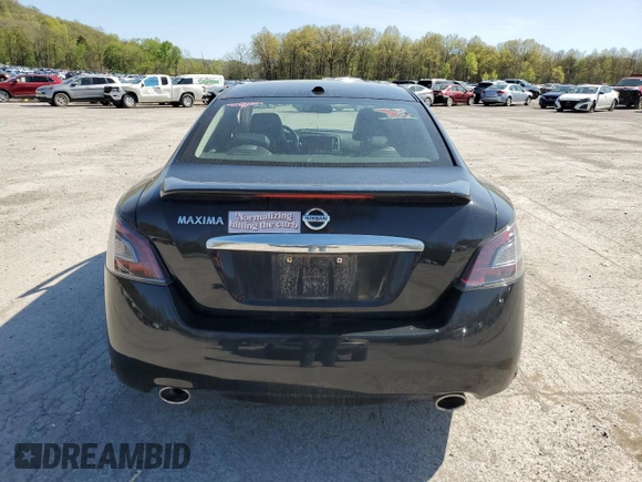 2014 Nissan Maxima SV with VIN 1N4AA5AP9EC437744, listed as a Copart auction lot 54659985 with 141,902 mi miles and Salvage title. Bid and sale history available at DreamBid. Image 6.