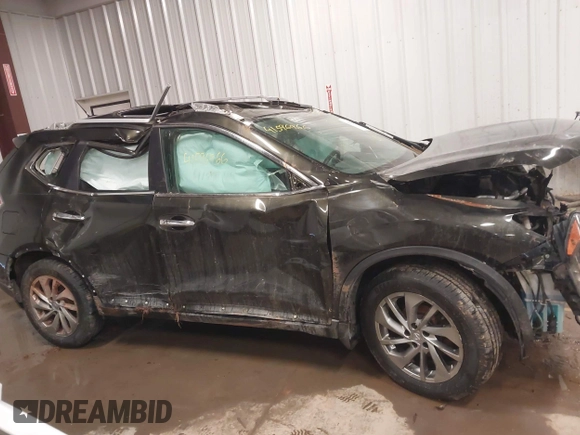 2015 Nissan Rogue SV with VIN 5N1AT2MV1FC901930, listed as a IAAI auction lot 41596966 with 116,083 mi miles. Bid and sale history available at carsss.com. Image 12.