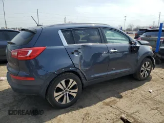2013 Kia Sportage EX z VIN KNDPCCA20D7428834, wystawiony jako Copart lot #53731845 z przebiegiem 41 162 mil mil oraz Szkoda całkowita • Salvage title. Historia ofert i sprzedaży dostępna na DreamBid. Obrazek 3.