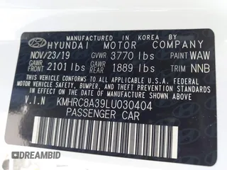 2020 Hyundai Venue SEL с VIN KMHRC8A39LU030404, выставлен на аукционе IAAI как лот 42615341 с пробегом 32 635 миль миль и . История ставок и продаж доступна на DreamBid. Изображение 9.