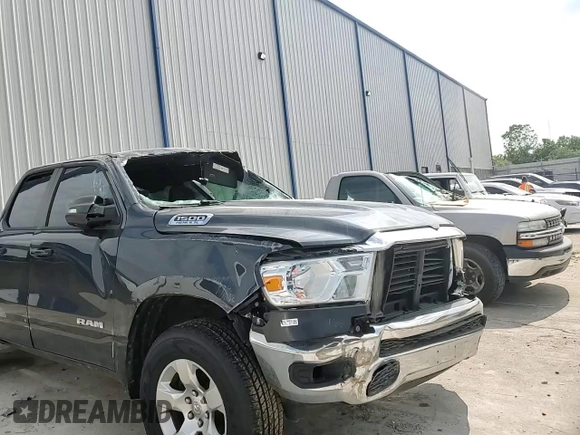 2021 Ram 1500 Big Horn with VIN 1C6SRFBT4MN788919, listed as a Copart auction lot 59775135 with Not provided miles and Non repairable. Bid and sale history available at DreamBid. Image 13.