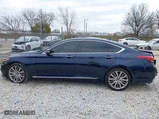 2018 Genesis G80 5.0L Ultimate with VIN KMHGN4JF1JU265669, listed as a IAAI auction lot 41919898 with 54,198 mi miles. Bid and sale history available at carsss.com. Image 14.