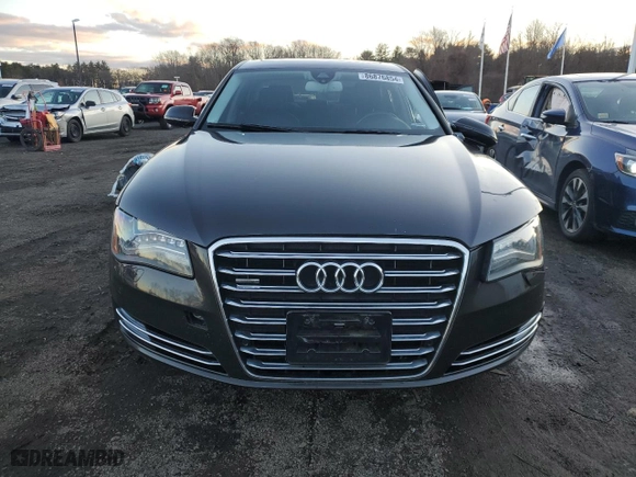 2014 Audi A8 L 3.0L TDI with VIN WAURMAFD7EN005005, listed as a Copart auction lot 86876854 with 141,985 mi miles and Salvage Title. Bid and sale history available at carsss.com. Image 5.
