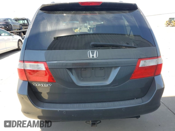 2007 Honda Odyssey EX-L with VIN 5FNRL38797B456625, listed as a Copart auction lot 53983345 with 120,692 mi miles and Salvage Title. Bid and sale history available at carsss.com. Image 6.