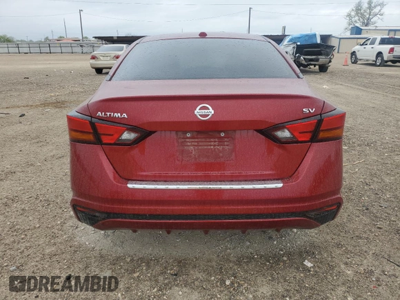 2022 Nissan Altima 2.5 SV with VIN 1N4BL4DV3NN345262, listed as a Copart auction lot 50760685 with 88,058 mi miles and Salvage Title. Bid and sale history available at carsss.com. Image 6.