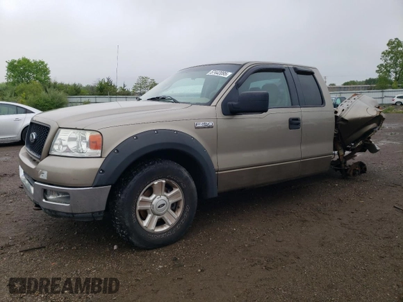 2004 Ford F-150 STX with VIN 1FTRX14W44NC37543, listed as a Copart auction lot 57442095 with 201,071 mi miles and Salvage title. Bid and sale history available at DreamBid. Image 1.