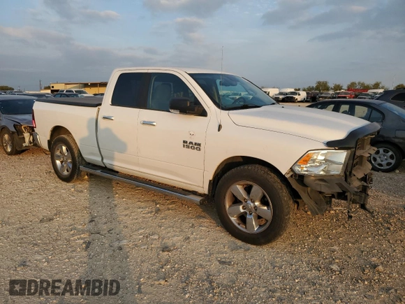 2018 Ram 1500 SLT with VIN 1C6RR7GG9JS247393, listed as a Copart auction lot 81691174 with 55,564 mi miles and Salvage title. Bid and sale history available at DreamBid. Image 4.