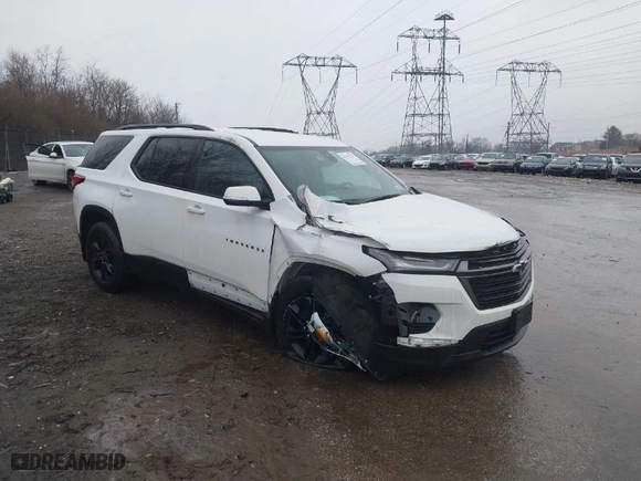 2023 Chevrolet Traverse LT Cloth with VIN 1GNEVGKWXPJ167222, listed as a IAAI auction lot 41477255 with 38,378 mi miles. Bid and sale history available at carsss.com. Image 1.