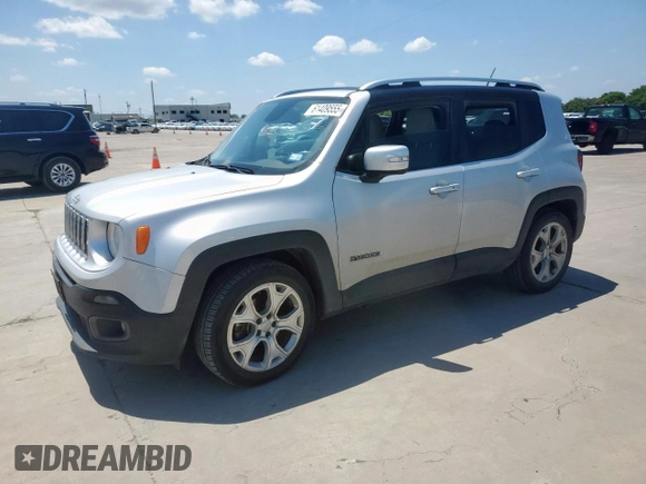 2016 Jeep Renegade Limited with VIN ZACCJADT6GPD94998, listed as a Copart auction lot 61409555 with 237,186 mi miles and Clean title. Bid and sale history available at DreamBid. Image 1.