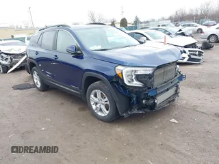 2022 GMC Terrain SLE z VIN 3GKALTEV3NL191168, wystawiony jako IAAI lot #41555477 z przebiegiem 76 116 mil mil oraz . Historia ofert i sprzedaży dostępna na DreamBid. Obrazek 1.