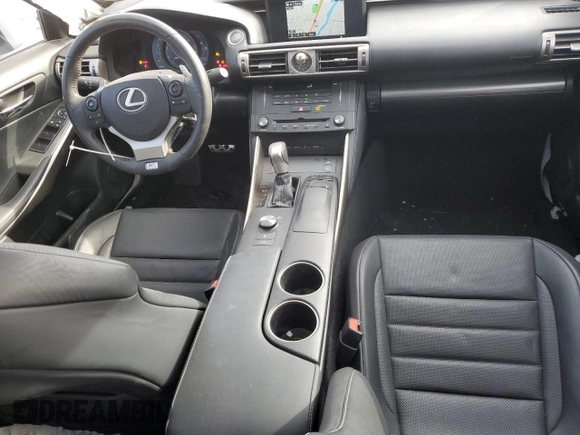 2015 Lexus IS 350 with VIN JTHBE1D21F5022692, listed as a Copart auction lot 85035384 with 87,443 mi miles and Salvage Title. Bid and sale history available at DreamBid. Image 8.
