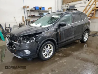 2018 Ford Escape SE with VIN 1FMCU9GDXJUC35641, listed as a Copart auction lot 47830535 with 111,544 mi miles and Salvage Title. Bid and sale history available at carsss.com. Image 1.