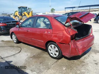 2009 Kia Spectra EX with VIN KNAFE221495646233, listed as a Copart auction lot 69638784 with 168,178 mi miles and Salvage Title. Bid and sale history available at carsss.com. Image 2.