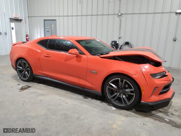 2018 Chevrolet Camaro 2LT with VIN 1G1FD1RSXJ0158137, listed as a Copart auction lot 72934124 with 47,249 mi miles and Salvage Title. Bid and sale history available at carsss.com. Image 4.