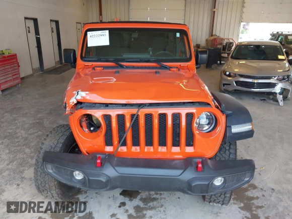 2023 Jeep Wrangler Sport with VIN 1C4HJXDG7PW676453, listed as a IAAI auction lot 42222995 with 32,347 mi miles and . Bid and sale history available at DreamBid. Image 12.