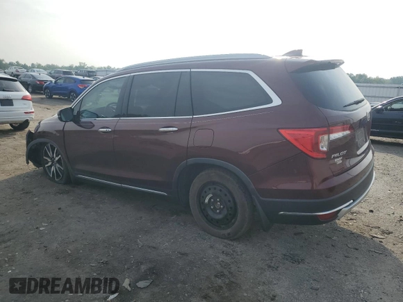 2020 Honda Pilot Touring 8-Passenger with VIN 5FNYF6H96LB028737, listed as a Copart auction lot 60435635 with 115,023 mi miles and Salvage title. Bid and sale history available at DreamBid. Image 2.
