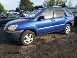 2008 Kia Sportage LX z VIN KNDJF724587483905, wystawiony jako Copart lot #54675115 z przebiegiem 120 493 mil mil oraz Szkoda całkowita • Salvage title. Historia ofert i sprzedaży dostępna na DreamBid. Obrazek 1.