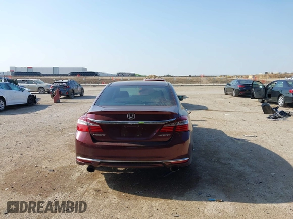 2017 Honda Accord Sport with VIN 1HGCR2F58HA025382, listed as a IAAI auction lot 42020349 with 107,021 mi miles. Bid and sale history available at carsss.com. Image 17.