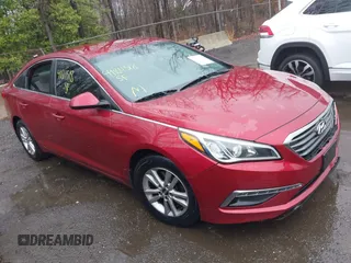2015 Hyundai Sonata 2.4L SE with VIN 5NPE24AF7FH188232, listed as a IAAI auction lot 41811518 with 140,850 mi miles. Bid and sale history available at carsss.com. Image 1.
