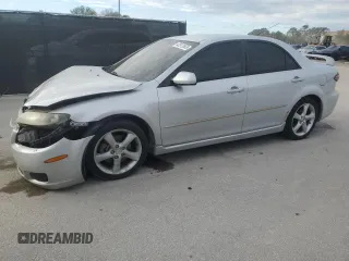 2007 Mazda 6 S Sport VE with VIN 1YVHP80D075M16766, listed as a Copart auction lot 42512665 with 213,967 mi miles and Salvage Title. Bid and sale history available at DreamBid. Image 1.