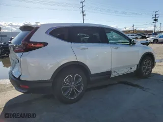 2020 Honda CR-V EX with VIN 7FARW1H5XLE025350, listed as a Copart auction lot 48080055 with 49,853 mi miles and Salvage Title. Bid and sale history available at carsss.com. Image 3.