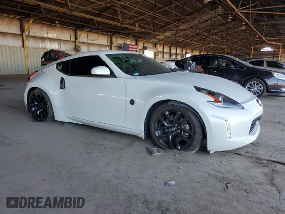 2020 Nissan 370Z Sport с VIN JN1AZ4EH9LM820190, выставлен на аукционе Copart как лот 56492055 с пробегом 55 241 миль миль и Списание • Salvage title. История ставок и продаж доступна на DreamBid. Изображение 4.