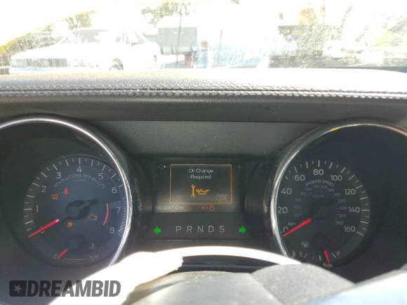 2015 Ford Mustang EcoBoost with VIN 1FA6P8TH7F5352435, listed as a Copart auction lot 55608135 with 164,847 mi miles and Clean Title. Bid and sale history available at carsss.com. Image 9.