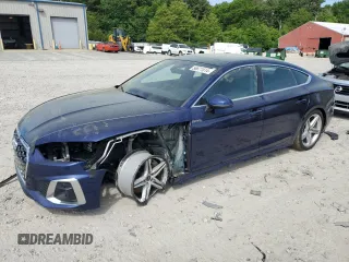 2022 Audi A5 Sportback S line Premium with VIN WAUDACF57NA010347, listed as a Copart auction lot 56671014 with 29,759 mi miles and Salvage Title. Bid and sale history available at carsss.com. Image 1.