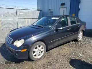 2005 Mercedes-Benz C 230 Kompressor with VIN WDBRF40J95F676990, listed as a Copart auction lot 58575345 with 211,230 mi miles and Clean title. Bid and sale history available at DreamBid. Image 1.